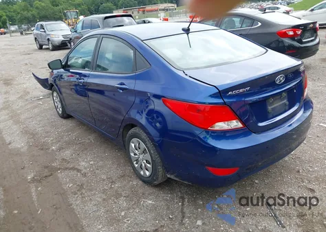 2017 Hyundai Accent Se из США, поврежденный, VIN KMHCT4AE9HU255512